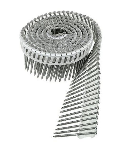 S13A175IPC 15° Inserted Plastic Coil, Full Round Head, Ring Shank Nails (Carton of 3200pcs)