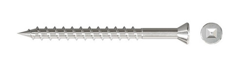 SSDTH2S Quik Drive Trim-Head Collated SS Decking Screws-Sharp Point (Carton of 2000pcs) None