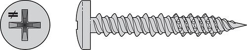 T06J050PX-RP25 Marine Screw - Pan Head (Retail Pack: 25pcs)