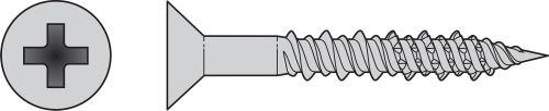 T08J125FXC Marine Screw Flat Head (Box of 100pcs)