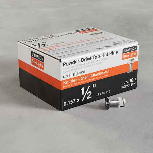PDPAT-50K Powder-Driven Top-Hat Pin (Pack of 100pcs)