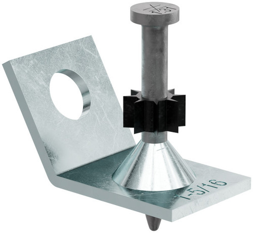 PECLDPA-131 Powder-Actuated 120° Compact Ceiling Clip (Pack of 100pcs)
