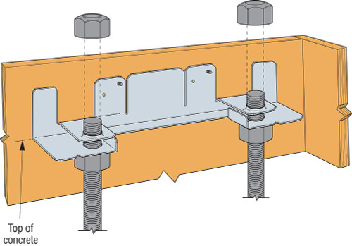 SSWTPF18 Steel Strong Wall Anchor Bolt Template (Panel Form)