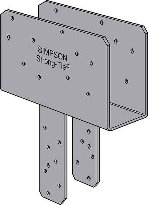 CCQ106SDS2.5ROT Column Cap (Rotated Straps 90)