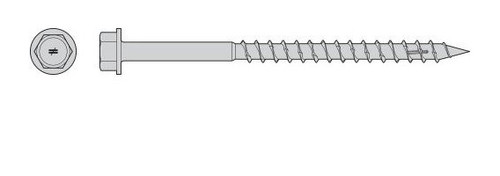 SDWH27400SS-RP1 Timber Hex SS Screw (Pack of 1pc)