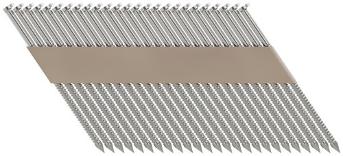 S300T31250 31°-34° Paper Tape, Clipped Head, Ring-Shank Nail (Box of 250pcs) S300T31250 31°-34° Paper Tape, Clipped Head, Ring-Shank Nail (Box of 250pcs)