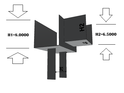 CCT888 Column Cap "T" (W1,2&3=7.5000 H1=8.0000 H2=6.5000) Ostock