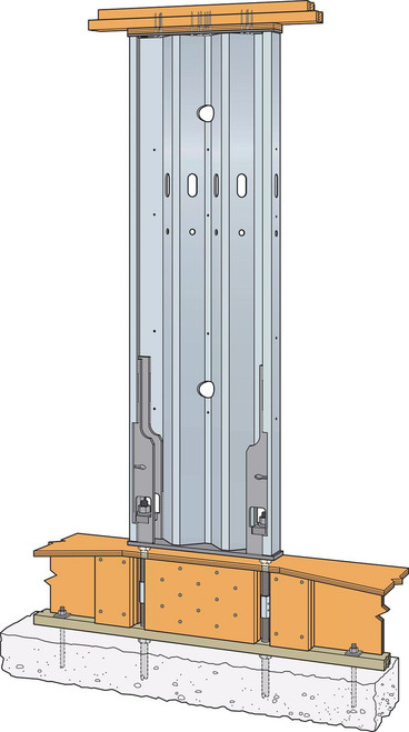 SSWH-RF15KT Strong-Wall High-Strength Steel Shearwall First-Story Raised Floor Kit