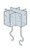CCCQM5.50-SDSG Cross Column Cap for GFCMU and Concrete Piers