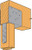ECCQ3-6SDS2.5HDG End Column Cap, Quick-Install