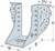 HGUS7.25/14 Heavy Girder Hanger with Double-Shear Nailing