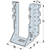 HHUS5.50/10 Extra-Heavy U-Shaped Hanger with Double-Shear Nailing