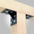 HL79GPC Heavy L-Shaped Angle w/ Gusset