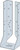 HUC68Z Heavy Concealed-Flange Face-Mount Joist Hanger