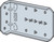 MFCB45.5-R25 Bypass Framing Fixed-Clip Connector (Pack of 25pcs)