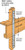 MST37HDG Medium Strap Tie