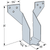 NRU26Z Retrofit U Hanger