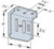 SCW3.25-KT Head-of-Wall Slide-Clip Connector (Pack of 25pcs)