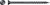 SDWV13400 Strong-Drive Sole-To-Rim Screw (Carton of 1000pcs)