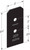 APVB44DSP Decorative Post Base Side Plate (Box of 2pcs)