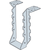 HUS412TF Heavy Top-Flange Hanger with Double-Shear Nailing