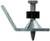 PECLDPA-106 Powder-Actuated 120° Compact Ceiling Clip (Pack of 100pcs)