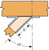 SUL2.1/9 Skewed 45 U-Shaped Hanger - Left