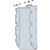 SUR210SS Skewed 45 U-Shaped Hanger - Right