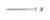 S12500WPB Deck-Drive DWP Wood SS Screw, Flat Head (Carton of 500pcs)