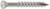 T07162FB5 Trim Head Wood Screw, Square Drive (5 LB Pack)
