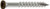 T07162FT70BR01 Trim-Head Screw, 6-Lobe Drive (70pc Pack) Brown01