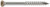 T07225FT70TN02 Trim-Head Screw, 6-Lobe-Drive (70pc Pack) Tan02