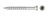 T07225FTBGR01 Trim-Head Screw, 6-Lobe Drive (Carton of 1750pcs) Gray01