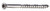 T07225WPP Deck-Drive DWP WOOD SS Screw, Trim Head (Box of 350pcs)