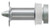 PDPAT-62KP Powder-Driven Top-Hat Pin (Pack of 100pcs)