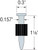 PDPA-106 Powder-Driven Pin (Pack of 100pcs)