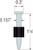 PDPA-125 Powder-Driven Pin (Pack of 100pcs)