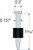 PDPA-131 Powder-Driven Pin (Pack of 100pcs)