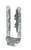 LRU28Z Face-Mount Rafter Hanger (Carton of 25pcs)