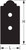 APB44DSP Decorative Post Base Side Plate (Box of 2pcs) w/ Fasteners