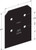 APVB88DSP Decorative Post Base Side Plate (Box of 2pcs) w/ Fasteners
