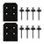 APVB88DSP Decorative Post Base Side Plate (Box of 2pcs) w/ Fasteners