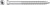 S07C100FBP Trim-Head Wood Screw, Square Drive (200pc Pack)