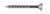T08162DWP Deck-Drive DWP Wood SS Screw, Flat Head (100pc Pack)