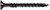 SDCP8X80 SDCP TIMBER-CP Screw (Black E-Coat) (Carton of 250pcs)