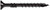 SDCP8X80-R50 SDCP TIMBER-CP Screw (Black E-Coat) (Box of 50pcs)