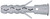 TU1050S50 Sure Wall TU Plug Anchor (Pack of 50pcs)