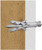TU840S4 Sure Wall TU Plug Anchor (Pack of 4pcs)
