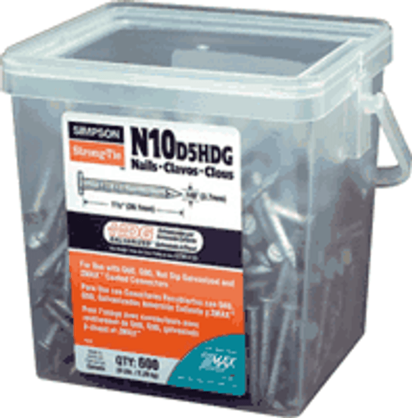 N10D5HDG-R - 10d. x 1-1/2" Nails (5lb - 600ct)