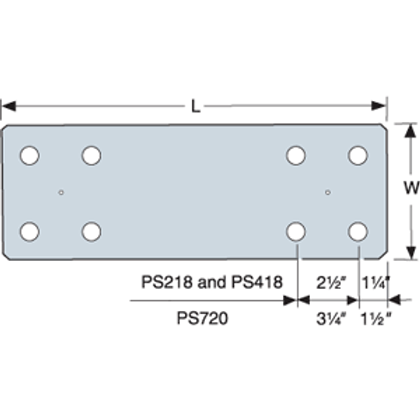 PS218 Strap Tie (HDG)